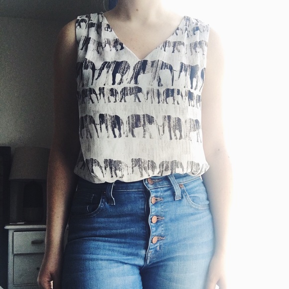 NIC+ZOE Tops - ✨Host Pick✨ N I C  +  Z O E  》Elephant Blouse